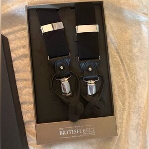 The British belt men’s belt in Black New in box